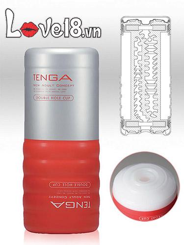 Cốc thủ dâm Tenga Double Hole 2 đầu Nhật Bản chất lượng cao Cốc thủ dâm Tenga Double Hole 2 đầu Nhật Bản chất lượng cao