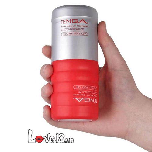 Cốc thủ dâm Tenga Double Hole 2 đầu Nhật Bản chất lượng cao Cốc thủ dâm Tenga Double Hole 2 đầu Nhật Bản chất lượng cao