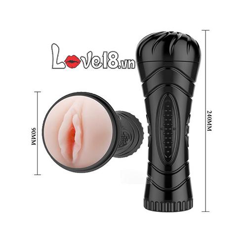 Âm Đạo Giả Đèn Pin Thủ Dâm Có Rung Pussy Vibration Mềm Mịn, 7 Chế Độ