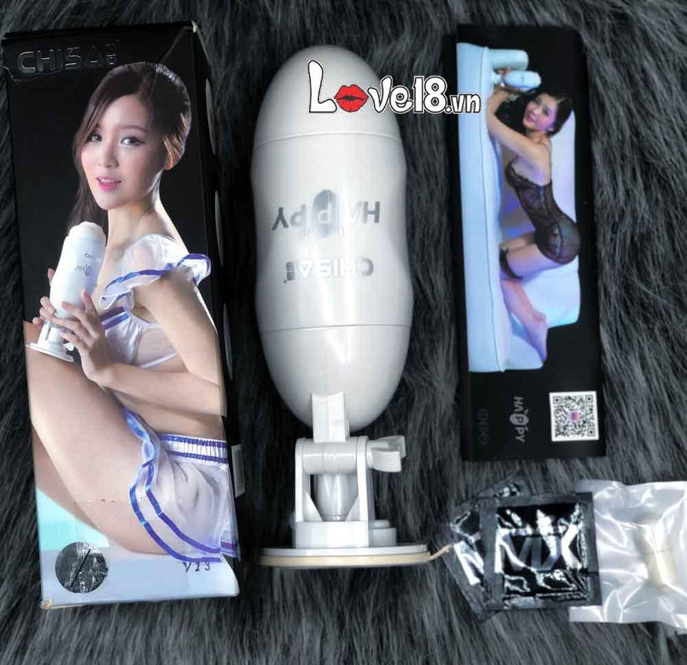 Happy Dual-Head Wall-Mount Vibrating Masturbator