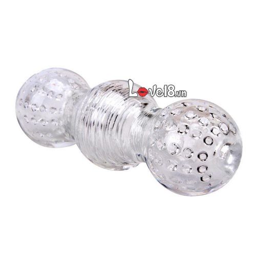 Transparent Stretchy Silicone Male Masturbator Realistic Pocket Pussy