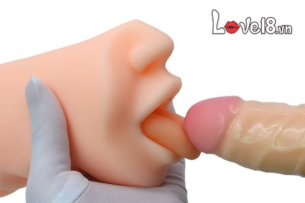 Silicone Mouth Masturbator Male Pleasure Sex Toy