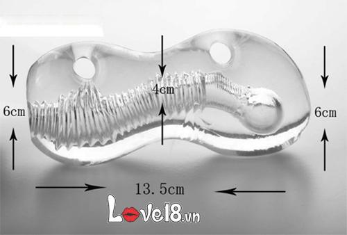 Ultra Soft Transparent Silicone Male Masturbator Toy