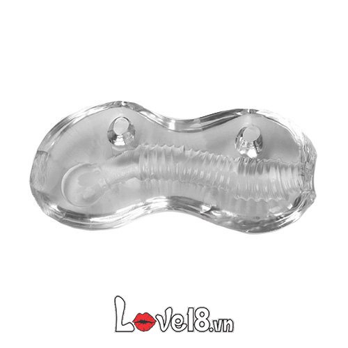 Ultra Soft Transparent Silicone Male Masturbator Toy