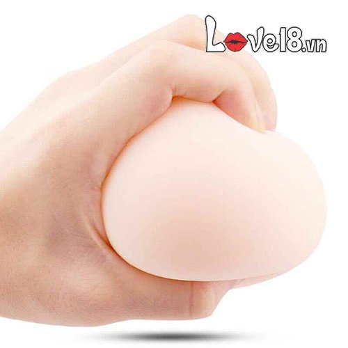 Silicone Breast-Shaped Masturbator Soft Realistic Male Toy