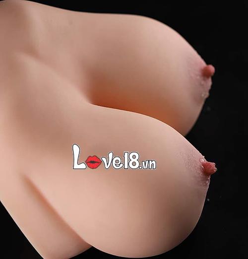 Silicone Chest Realistic Male Masturbator With Artificial Vagina
