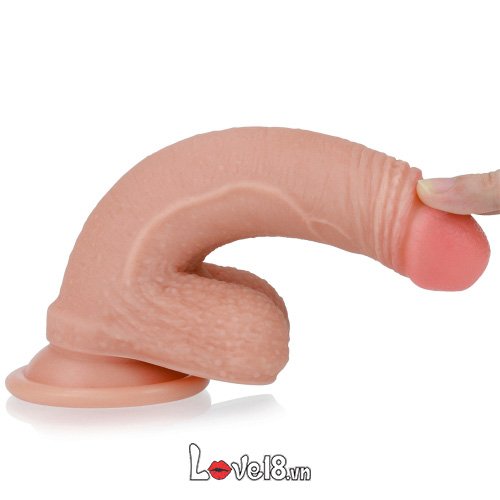 Dương vật giả silicone 2 thớ siêu mềm mịn Lovetoy DV58B size nhỏ giá bao nhiêu