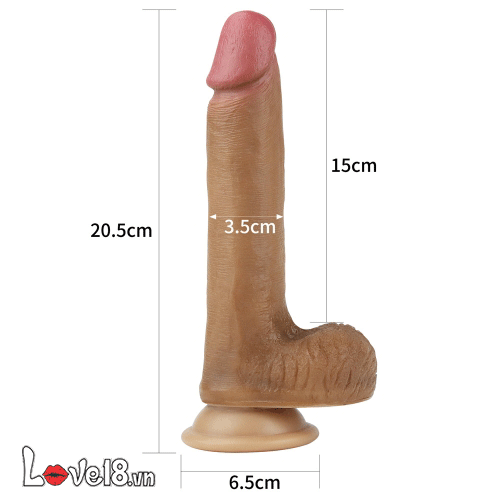 Lovetoy Silicone Double-Layer Soft Anal Dildo for Women & Gay