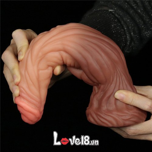  Kho sỉ Dương vật giả siêu gân silicone 2 thớ mềm mại giá tốt