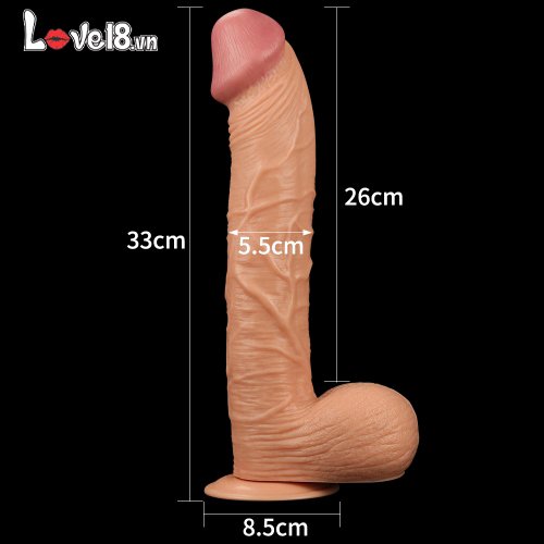Lovetoy King Sized 12 Inch Wall-mounted Large Dildo Toy