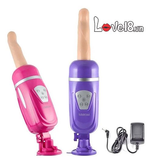 Automatic Augus Vibrating Thrusting Soft Silicone Dildo