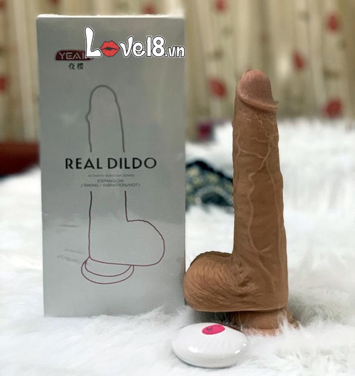 Yeain 21cm Medical Silicone Wall-Mount Realistic Vibrator