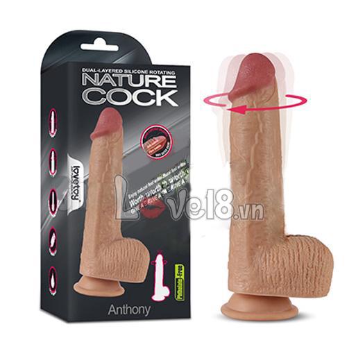 Dương vật silicon mềm rung ngoáy Lovetoy Anthony siêu thực 