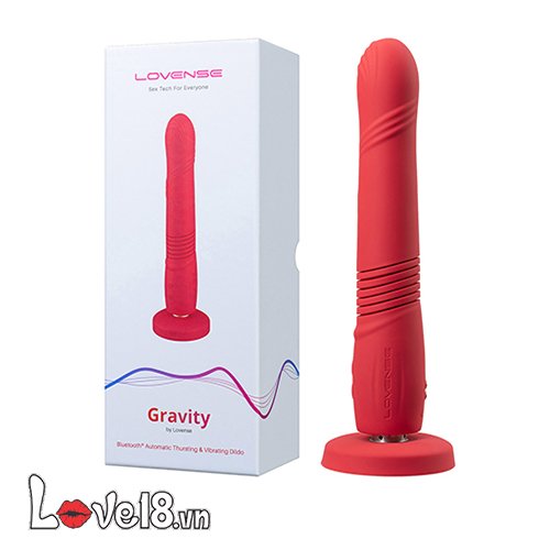Dương vật giả tự động rung thụt Lovense Gravity điều khiển app cao cấp
