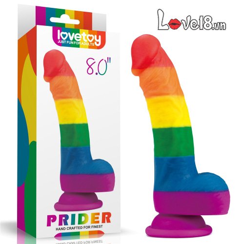  Bảng giá Dương vật giả silicone đa sắc Lovetoy Prider 3 size 7.5 – 8.0 – 9.0 Inch cao cấp