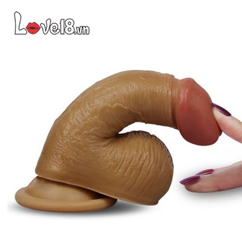 Dương vật giả Lovetoy Luca Silicone 2 lớp mềm mại kích thích