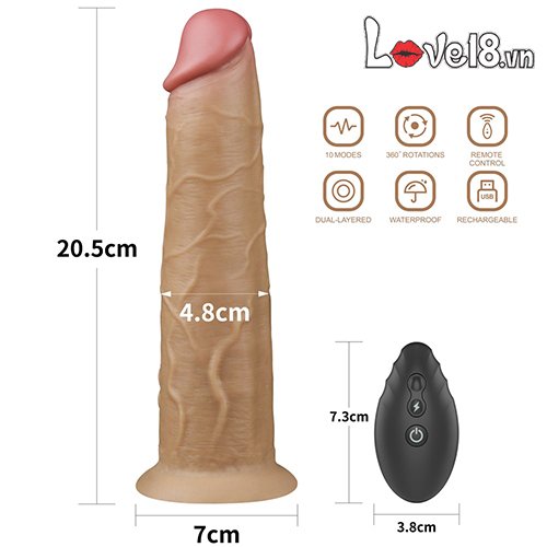 Lovetoy Rotator Powerful Suction Vibe Female Pleasure