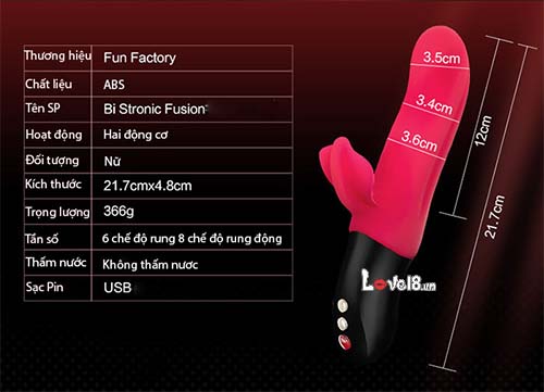 Dương vật rung giật Fun Fushion Đức cao cấp siêu mạnh mẽ
