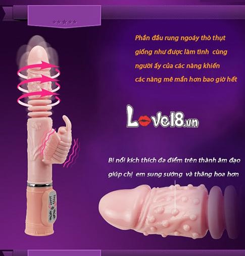 Dương vật giả Wild Butterfly rung ngoáy ấm mềm mịn