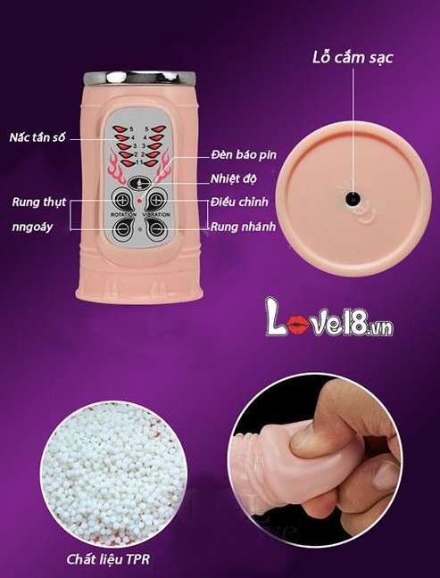 Dương vật giả Wild Butterfly rung ngoáy ấm mềm mịn