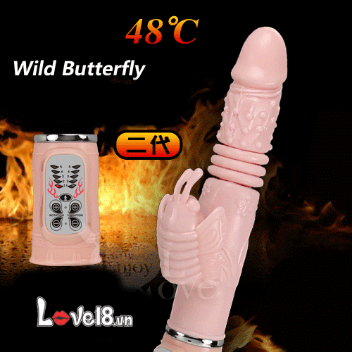 Dương vật giả Wild Butterfly rung ngoáy ấm mềm mịn
