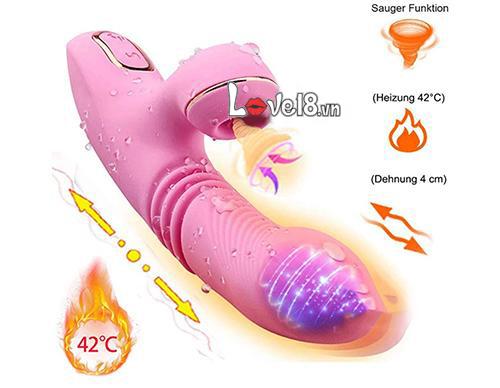 Olivia dương vật giả đa năng rung thụt cực đã kích thích