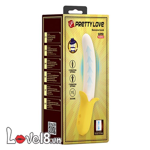 Dương vật hình quả chuối Banana Geek Pretty Love chất lượng