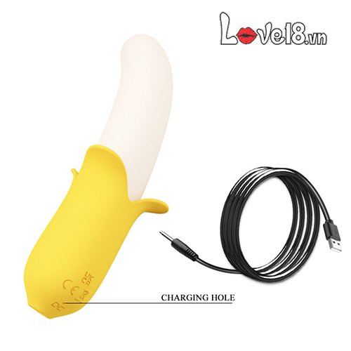 Dương vật giả Banana Geek Pretty Love thiết kế độc đáo rung mạnh