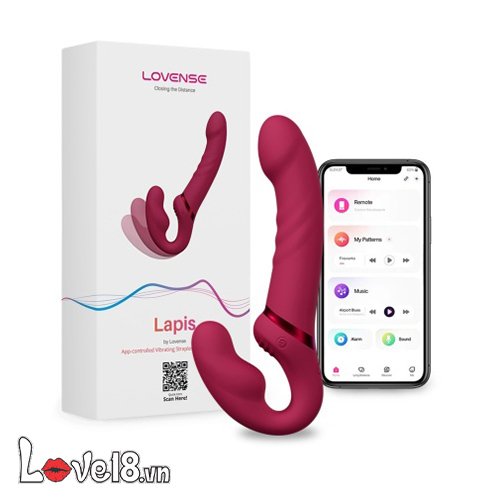 Dương vật giả 2 đầu cao cấp cho les Lovense Lapis