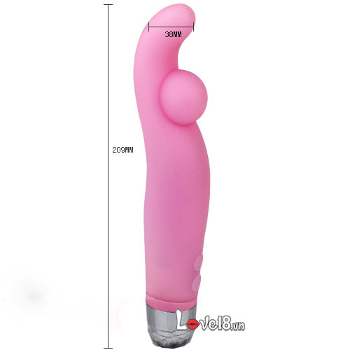 Dương vật giả silicon hình chú Hải cẩu có rung DV37 kích thước
