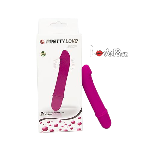 Dương vật giả silicon mini Prettylove 10 chế độ rung chống nước