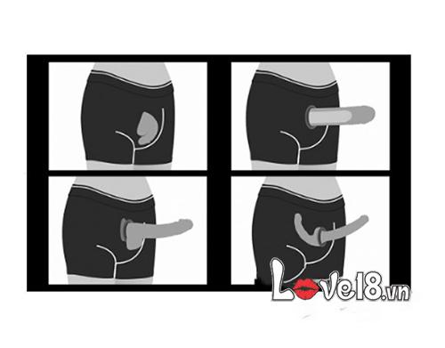Quần short gắn dương vật thoải mái thời trang tiện lợi mua ngay