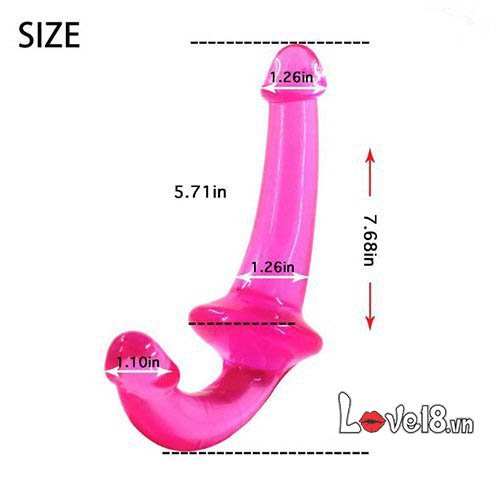Kích thước của dương vật 2 đầu mềm mịn DC79F