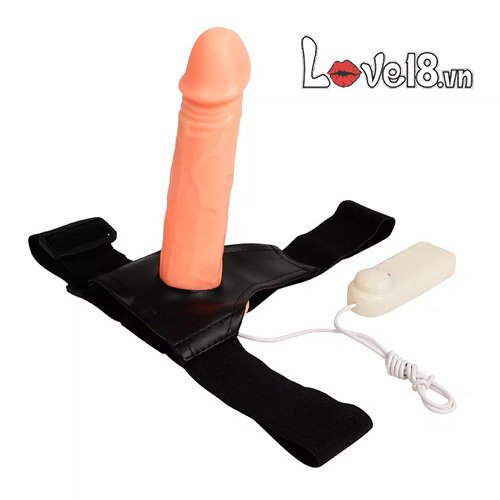 Dương vật rỗng ruột rung mạnh dây đeo điều khiển, kích thích