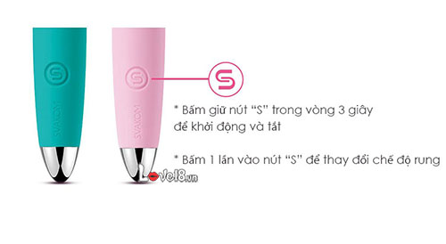 Thanh rung massage Svakom Daisy DC90A hướng dẫn sử dụng