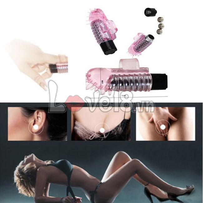 Trứng rung đeo ngón tay nhỏ gọn kích thích nhanh