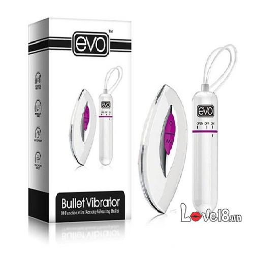 EVO Bullet Remote-Controlled Mini Vibrating Egg – 10 Frequency Modes