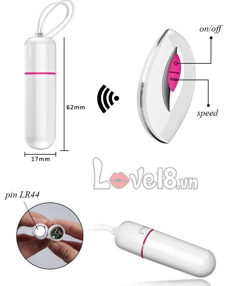EVO Bullet Remote-Controlled Mini Vibrating Egg – 10 Frequency Modes