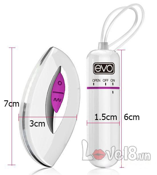 EVO Bullet Remote-Controlled Mini Vibrating Egg – 10 Frequency Modes