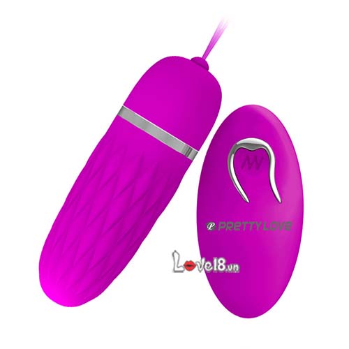 Trứng rung Pretty Love Dawn điều khiển từ xa 12 chế độ silicon cao