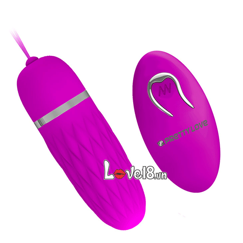 Trứng rung Pretty Love Dawn điều khiển từ xa 12 chế độ silicon cao