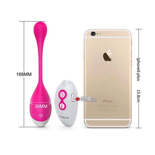 Máy mát xa kích thích âm đạo Nalone Sweetie EG32 kích thước