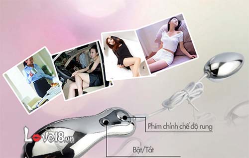 Trứng rung LoveAider mạ Crom kích thích mua ngay