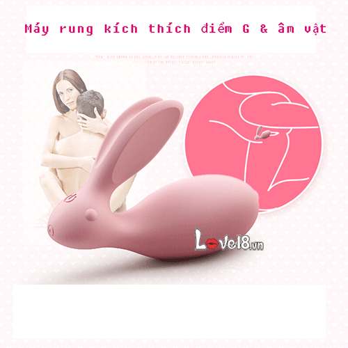 Trứng rung thỏ mini điểm G 8 chế độ êm ái