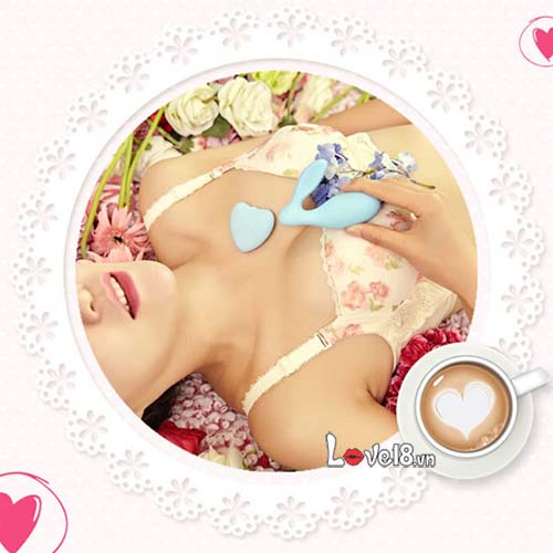 Trứng rung thỏ mini điểm G 8 chế độ êm ái