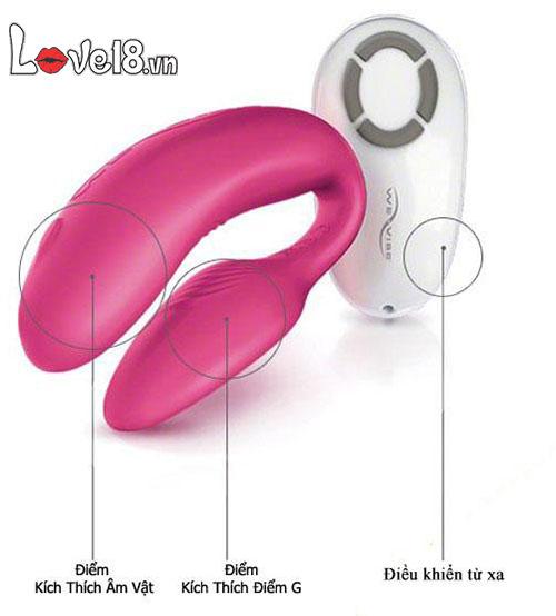 Mát xa điểm G cao cấp We Vibe 4 Plus Bluetooth DC92B