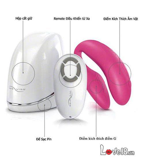 Mát xa điểm G cao cấp We Vibe 4 Plus Bluetooth DC92B tại tphcm