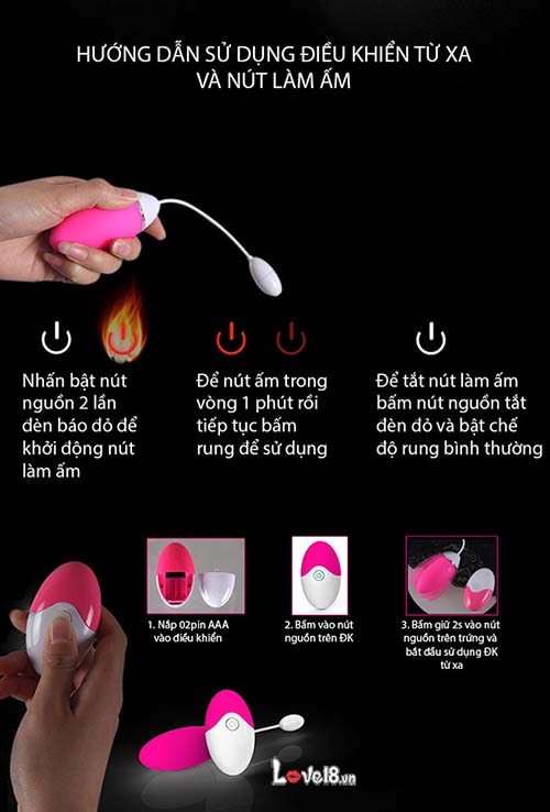 Trứng Rung Evo Điều Khiển Từ Xa Đỉnh Cao Hưng Phấn