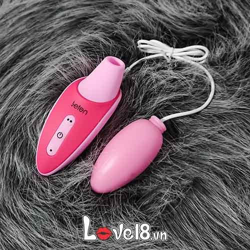 Máy bú mút kèm trứng rung Leten kích thích điểm G nữ