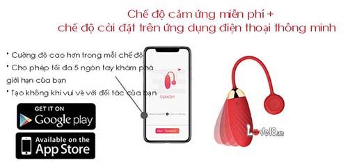 Trứng Rung Cao Cấp Kết Nối Điện Thoại Svakom Ella (DC89F)